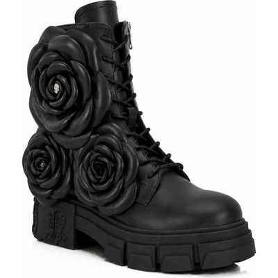 PHILIPP PLEIN PHILIPP PLEIN Lace-up Boots Gothic Plein Flowers Women