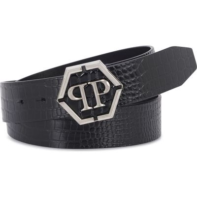 PHILIPP PLEIN PHILIPP PLEIN Leather Belt Cocco Men