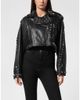 PHILIPP PLEIN PHILIPP PLEIN Leather Biker Jacket Star Studs Women - 1