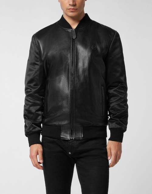 PHILIPP PLEIN PHILIPP PLEIN Leather Bomber Men