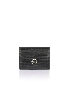 PHILIPP PLEIN PHILIPP PLEIN Leather Card Holder Cocco Men