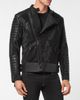 PHILIPP PLEIN PHILIPP PLEIN Leather Disco Biker Jacket Crystals Men - 1