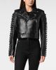PHILIPP PLEIN PHILIPP PLEIN Leather Jacket Crystal Skull Women - 1