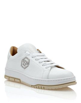 PHILIPP PLEIN PHILIPP PLEIN Leather Lo-Top Sneakers Hexagon Luxe Unisex