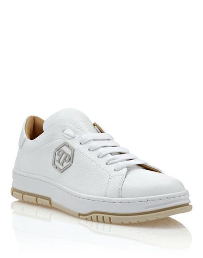 PHILIPP PLEIN PHILIPP PLEIN Leather Lo-Top Sneakers Hexagon Luxe Unisex