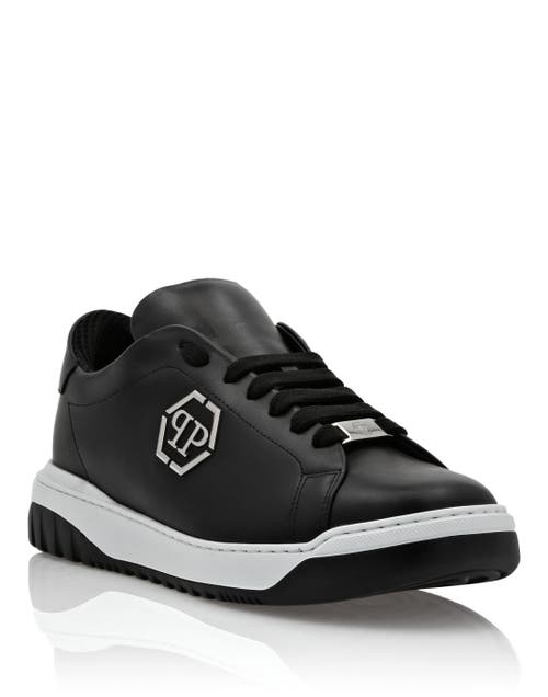 PHILIPP PLEIN PHILIPP PLEIN Leather Lo-Top Sneakers Skull&Amp;Bones Men