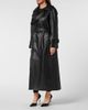 PHILIPP PLEIN PHILIPP PLEIN Leather Long Trench Coat Women - 1
