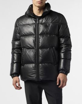 PHILIPP PLEIN PHILIPP PLEIN Leather Puffer Jacket Late Checkout Men