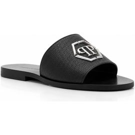 PHILIPP PLEIN PHILIPP PLEIN Leather Sandals Big Hexagon Men
