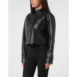 PHILIPP PLEIN PHILIPP PLEIN Leather Shirt Signature Women