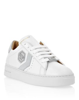 PHILIPP PLEIN PHILIPP PLEIN Lo-Top Leather Arrow Force Sneakers Women