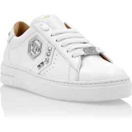 PHILIPP PLEIN PHILIPP PLEIN Lo-Top Leather Arrow Force Studs Sneakers Women