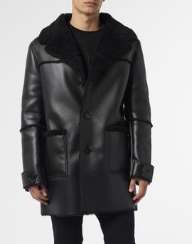 PHILIPP PLEIN PHILIPP PLEIN Long Eco Shearling Jacket Men