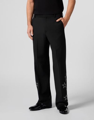 PHILIPP PLEIN PHILIPP PLEIN Loose Fit Trousers Stars Studs Men