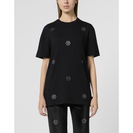 PHILIPP PLEIN PHILIPP PLEIN Man Fit T-Shirt Mini Monogram Crystal Monogram Women