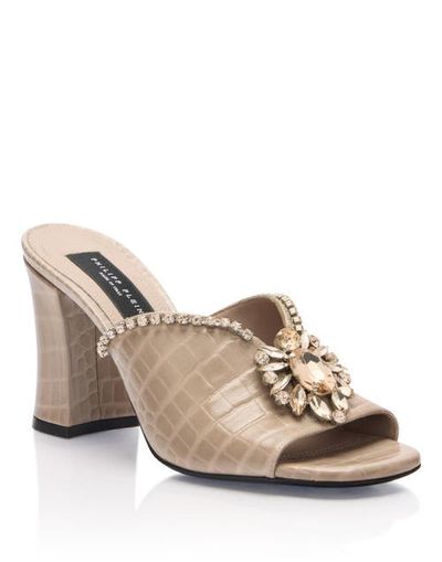 PHILIPP PLEIN PHILIPP PLEIN Mid-Heel Platform Sandals Broche Cocco Women