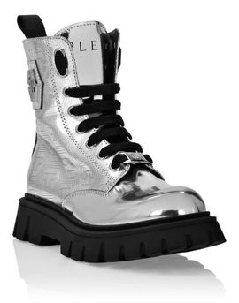 PHILIPP PLEIN PHILIPP PLEIN Mid Boots Hexagon Monogram Girl