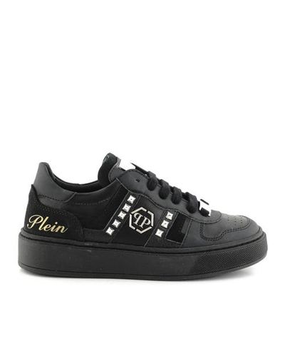 PHILIPP PLEIN PHILIPP PLEIN Mix Materials Low-Top Sneakers With Studs Boy
