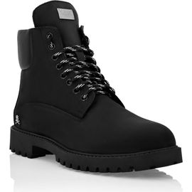 PHILIPP PLEIN PHILIPP PLEIN Nabuk Low Flat Boots Men