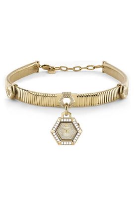 PHILIPP PLEIN PHILIPP PLEIN $nake Hexagon Pendant Necklace Watch, 28mm