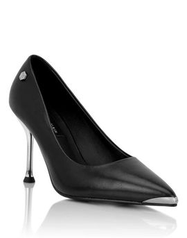 PHILIPP PLEIN PHILIPP PLEIN Nappa Decollete Hi-Heels Pump H110 Hexagon Women