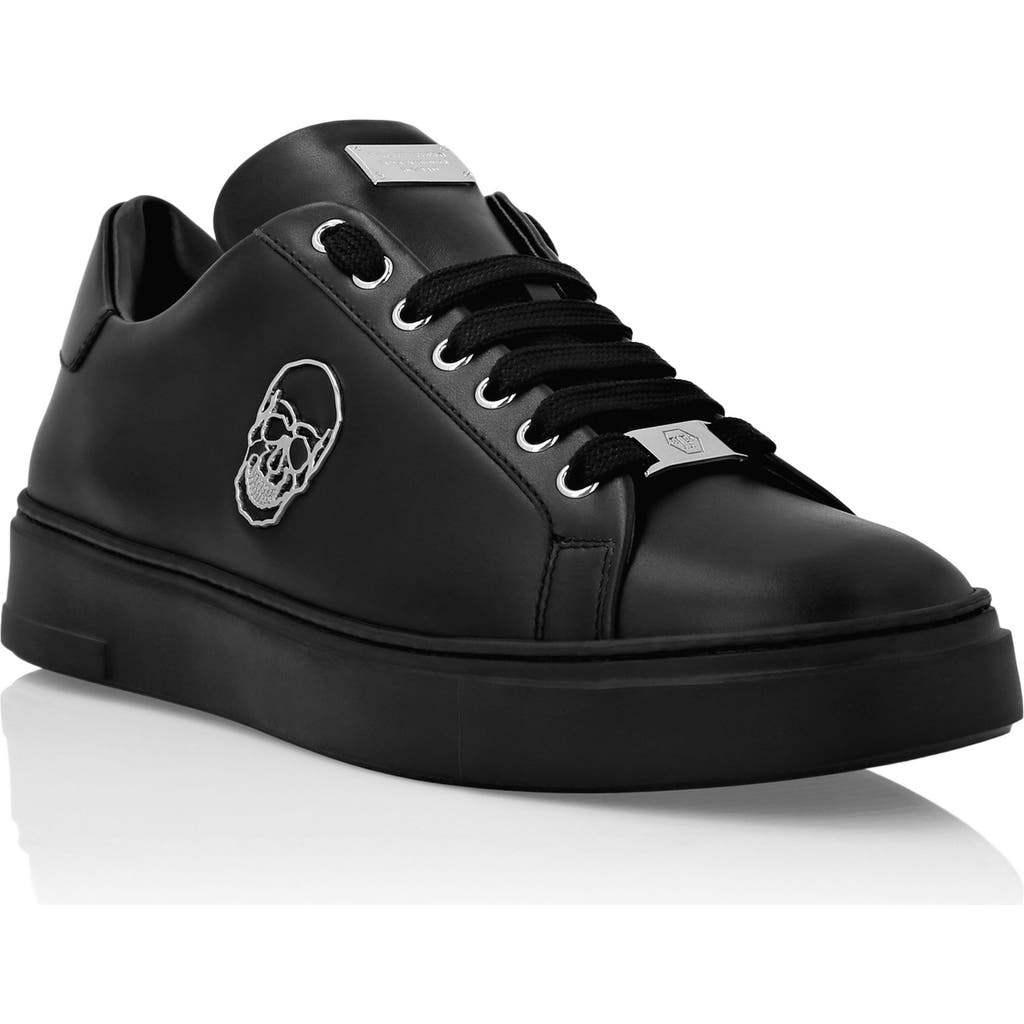 PHILIPP PLEIN PHILIPP PLEIN Nappa Leather Lo-Top Sneakers Skull Unisex