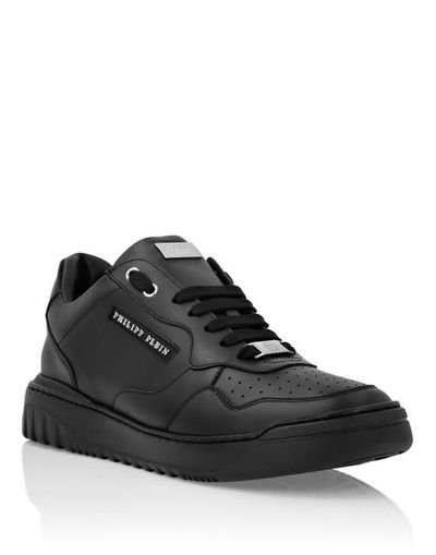 PHILIPP PLEIN PHILIPP PLEIN Nappa Leather Low Top Sneakers Lettering Women