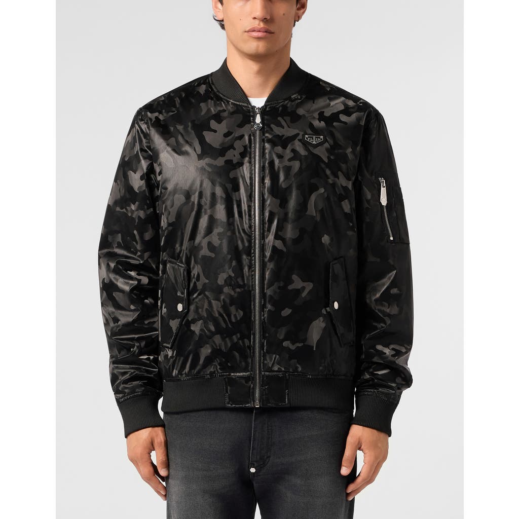 PHILIPP PLEIN PHILIPP PLEIN Nylon Bomber Camouflage Men