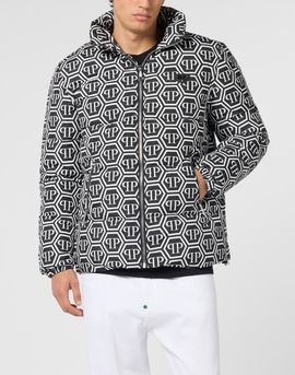 PHILIPP PLEIN PHILIPP PLEIN Nylon Puffer Jacket Monogram Men