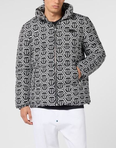 PHILIPP PLEIN PHILIPP PLEIN Nylon Puffer Jacket Monogram Men