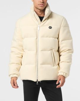 PHILIPP PLEIN PHILIPP PLEIN Puffer Jacket With Embroidery Plein Hotel Men