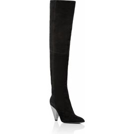 PHILIPP PLEIN PHILIPP PLEIN Rhinestone High Heel Suede Boots Women