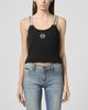 PHILIPP PLEIN PHILIPP PLEIN Rib Tank Top Strass Hexagon Women - 1