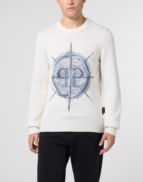 PHILIPP PLEIN PHILIPP PLEIN Round Neck Pullover Wind Rose Men