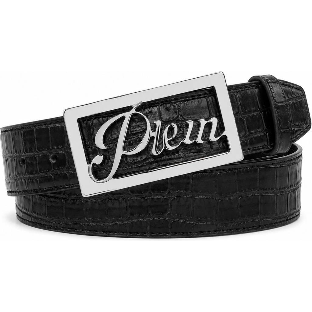 PHILIPP PLEIN PHILIPP PLEIN Saffiano Leather Belt Cocco Men