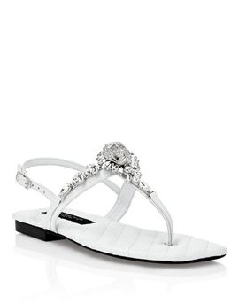 PHILIPP PLEIN PHILIPP PLEIN Sandals Flat Crystal Skull With Crystals Women