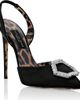 PHILIPP PLEIN PHILIPP PLEIN Satin Decollete Slingback Hi-Heels Crystal Hexagon Women - 1