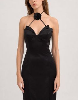 PHILIPP PLEIN PHILIPP PLEIN Satin Midi Dress Flower Women