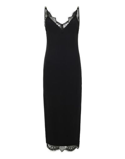 PHILIPP PLEIN PHILIPP PLEIN Shiny Rib Maxi Tank Dress Lace Women