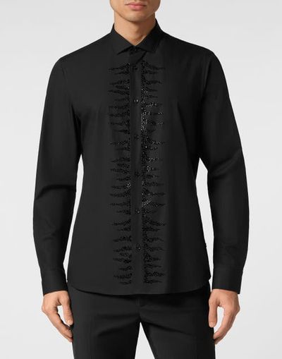PHILIPP PLEIN PHILIPP PLEIN Shirt Sugar Daddy Cut Ls Stones Men