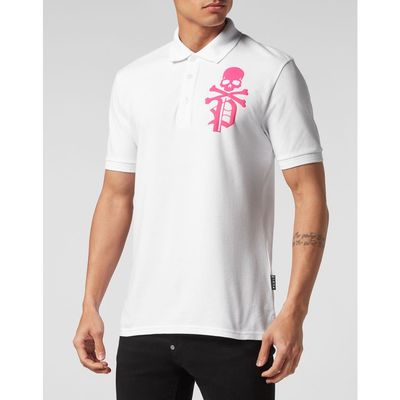 PHILIPP PLEIN PHILIPP PLEIN Slim Fit Polo Shirt Skull&Amp;Bones Men
