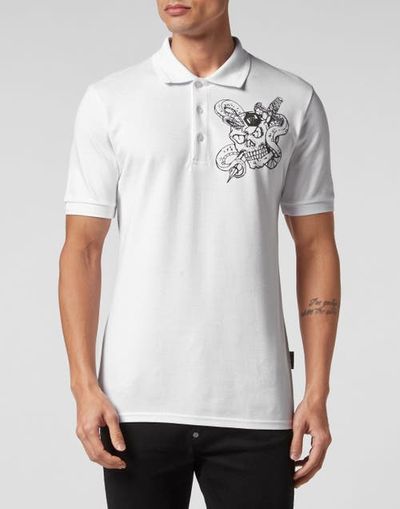 PHILIPP PLEIN PHILIPP PLEIN Slim Fit Polo Shirt Snake Men