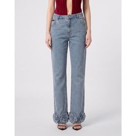 PHILIPP PLEIN PHILIPP PLEIN Straight Cut Jeans Roses Strass Women