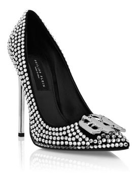 PHILIPP PLEIN PHILIPP PLEIN Strass High Plein Heels Decollete Gothic Plein Women