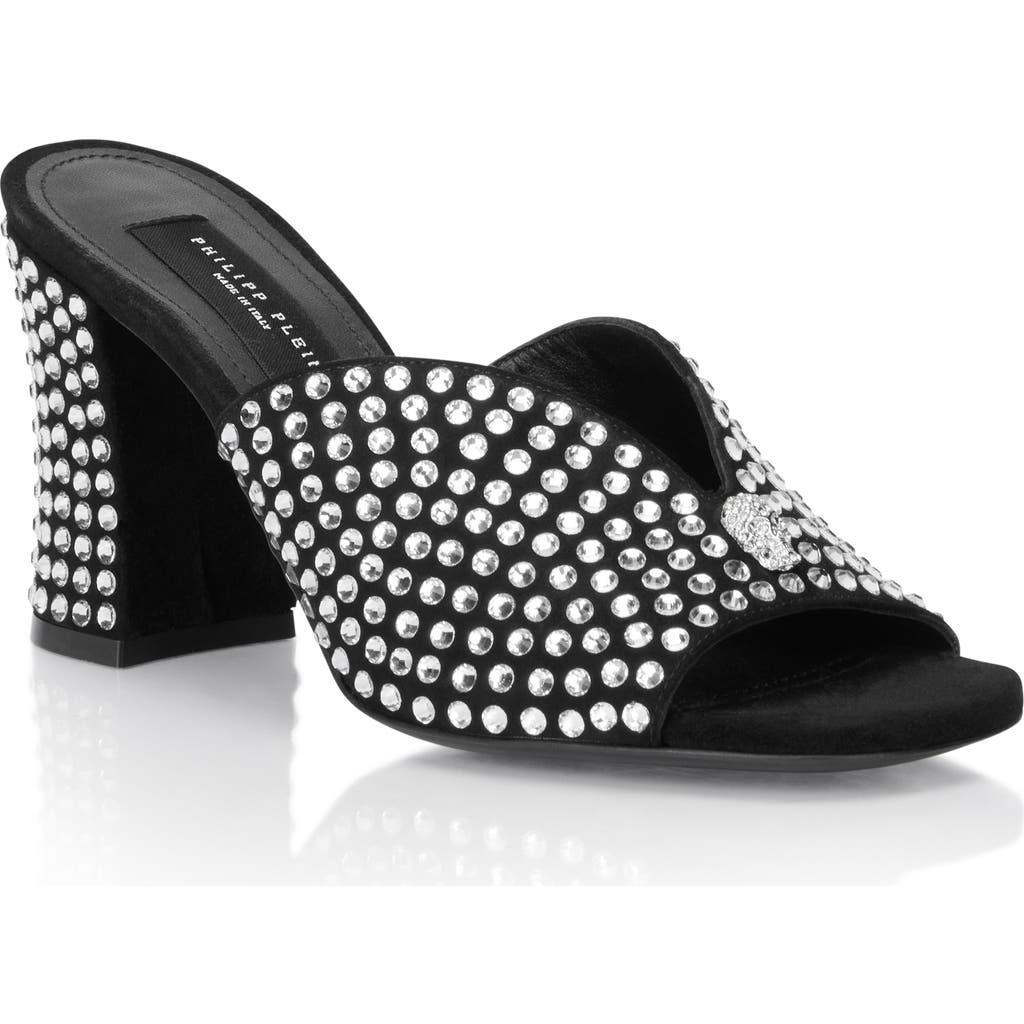 PHILIPP PLEIN PHILIPP PLEIN Suede Platform Sandals Strass Women