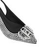 PHILIPP PLEIN PHILIPP PLEIN Suede Strass Slingback Shoes H55 Gothic Women - 2