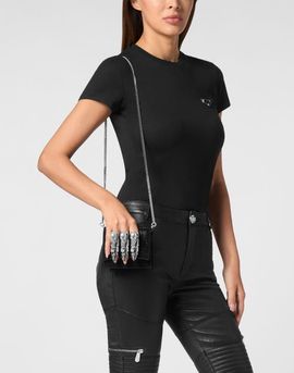 PHILIPP PLEIN PHILIPP PLEIN Suede/Strass Clutch Women