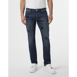 PHILIPP PLEIN PHILIPP PLEIN Super Straight Cut Jeans Cocco Stars Men