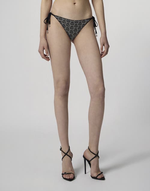 PHILIPP PLEIN PHILIPP PLEIN Swimming Brief Monogram Strass Women