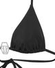 PHILIPP PLEIN PHILIPP PLEIN Swimwear Top Triangle Bra Crystal Hexagon Women - 2